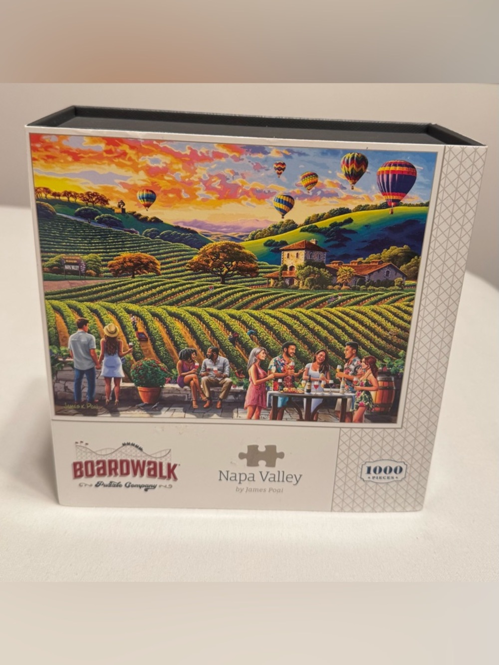 NWT Boardwalk 1000 piece puzzle "Napa Valley".   Comes w/ poster. Unopened.